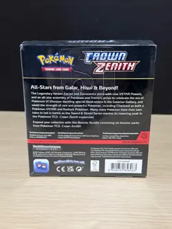 POKEMON TCG CROWN ZENITH FACTORY SEALED 6 PACK BOOSTER BUNDLE BOX - Image 2
