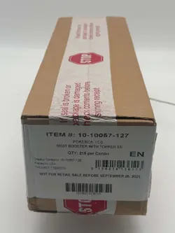 Pokemon Mega Evolution Base Set ME01 Booster 6-Box Case SEALED Enhanced Version - Image 1