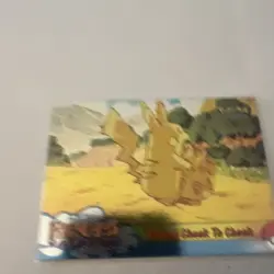 Pokemon Topps 1998 Pikachu's Vacation, "Racing Cheek To Cheek" #48 HOLOFOIL - Image 1