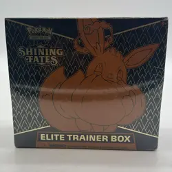 Pokemon TCG Shining Fates Elite Trainer Box With Small Tear On The Back ETB - Image 1
