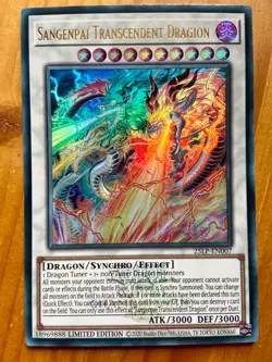 Yu-Gi-Oh! Sangenpai Transcendent Dragion 25LP-EN007 Emblazoned Ultra Rare - Image 1