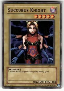Succubus Knight The Legend of Blue Eyes White Dragon Yugioh Lightly played - Image 1
