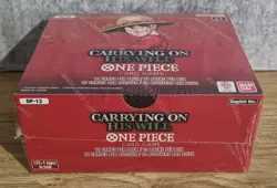 Bandai - One Piece Card Game - Carrying On His Will (OP-13) Booster Box - Image 1