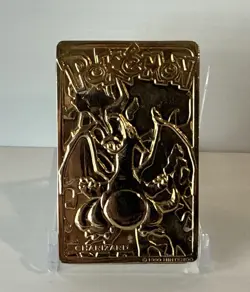 Pokemon Special Edition 23 karat Gold Plated Trading Card / #06 Charizard - Image 1