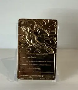 Pokemon Special Edition 23 karat Gold Plated Trading Card / #06 Charizard - Image 2