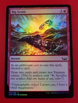 1x Big Score | FOIL | Streets of New Capenna | MTG Magic Cards - Image 1