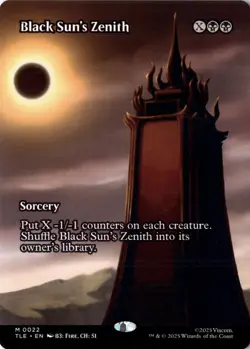NM - Black Sun's Zenith (Borderless) M Avatar: The Last Airbender: Eternal-Legal - Image 1
