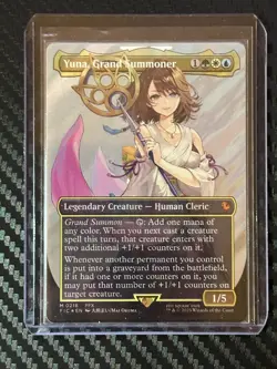 Yuna Grand Summoner, Borderless Surge Foil, MTG Final Fantasy - Image 2