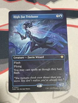High Fae Trickster Borderless R Regular #307 | FDN Foundations | MTG - Image 1