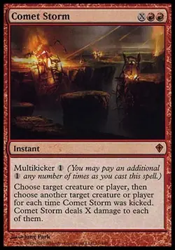 1x Comet Storm Worldwake MtG Magic Red Mythic Rare 1 x1 Card Cards - Image 1