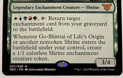 GO-SHINTAI OF LIFE'S ORIGIN NEO MTG LEGENDARY ENCHANTMENT CREATURE MYTHIC - NM - Image 3