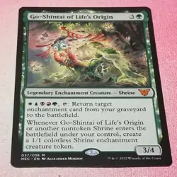 Go-Shintai Of Life's Origin Mtg Kamigawa Neon Dynasty Booster Fresh - Image 1