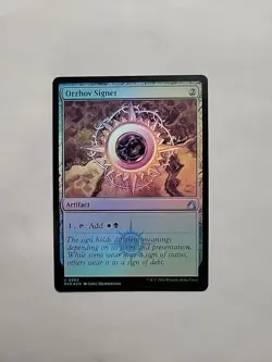 MTG - Orzhov Signet _ Ravnica Remastered Foil Uncommon #0263 - Image 1