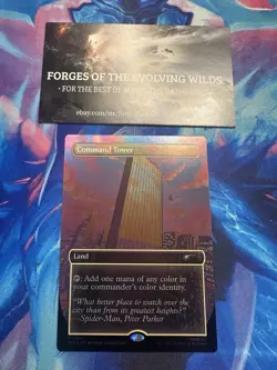 Command Tower 1994 Foil Marvel's Spider-Man: Heroic Deeds Secret Lair - Image 1