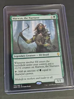 MTG Marwyn the Nurturer Dominaria Rare MP X1 Magic The Gathering - Image 1