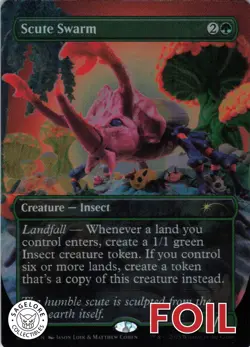 MTG Scute Swarm (Rainbow) (7048) | NM Foil | Secret Lair Play-Doh {SLD} - Image 1