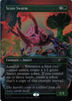 MTG Scute Swarm (Rainbow) (7048) | NM Foil | Secret Lair Play-Doh {SLD} - Image 2