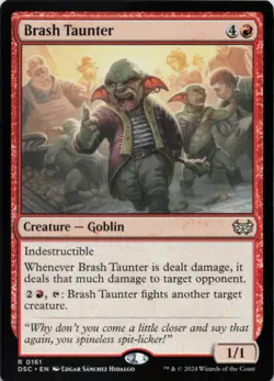 MTG Brash Taunter Normal NM Commander: Duskmourn: House of Horror Magic 161 - Image 1