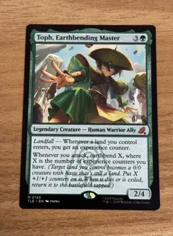 MTG Toph, Earthbending Master TLE 0145 M NM Regular - Image 1