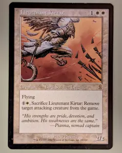 Lieutenant Kirtar - Odyssey #29 Rare - Near Mint - Vintage Magic the Gathering - Image 1