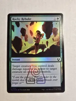 Rocky Rebuke Avatar: The Last Airbender Foil - Image 1