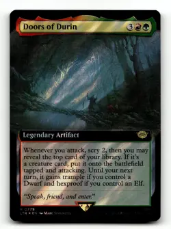 Doors of Durin (Extended Art) (Surge Foil) 779 Foil R Universes Beyond: The Lord - Image 1