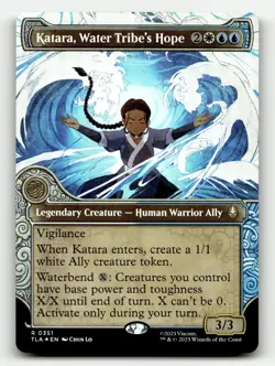 Katara, Water Tribe's Hope (Showcase) 351 Foil R Avatar: The Last Airbender - Image 1