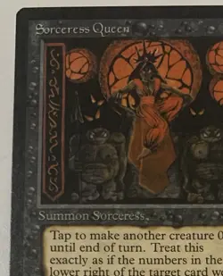 Magic The Gathering MTG SORCERESS QUEEN Arabian Nights! NM! - Image 2