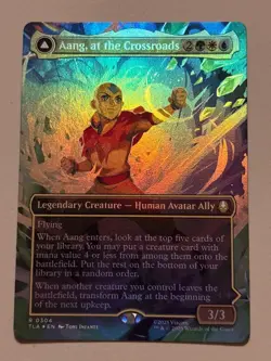 Aang, at the Crossroads (0304)(Borderless FOIL) UB: Avatar: the Last Airbender - Image 1