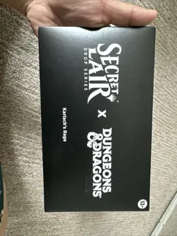 MTG SECRET LAIR X DUNGEONS & DRAGONS: KARLACH'S RAGE NON FOIL EDITION In Hand - Image 1
