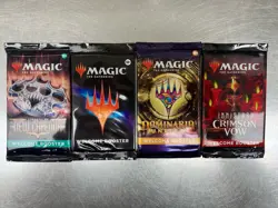 4 Packs Of Magic The Gathering Welcome Booster Packs - Image 1