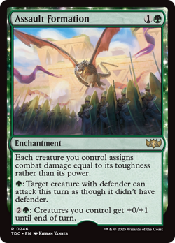 Assault Formation #246 | Near Mint | Tarkir Dragonstorm Commander TDC Magic MTG - Image 1