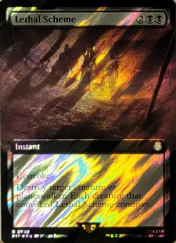 Lethal Scheme (Extended Art) (Surge Foil) Universes Beyond: Fallout Foil - Image 1