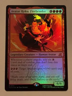 Avatar Roku, Firebender (FOIL) TLE Avatar: the Last Airbender - Image 1