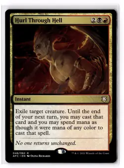 Hurl Through Hell 48 Commander: Adventures in the Forgotten Realms Normal NM - Image 1