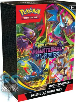 Pokemon TCG Phantasmal Flame Booster Bundle Factory Sealed ME02 6 Packs - Image 1