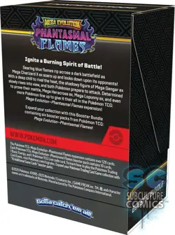 Pokemon TCG Phantasmal Flame Booster Bundle Factory Sealed ME02 6 Packs - Image 2