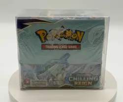 A #1 Pokemon TCG Sword & Shield Chilling Reign Booster Box SEALED W/ Soft Case - Image 1