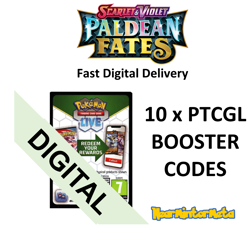 10x Paldean Fates Booster Codes for Pokemon TCG Live PTCGL - Image 1