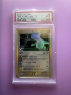 Pokemon EX Delta 2005 Latios Reverse Holo Mint #9 - Image 1