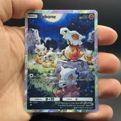 Fan Art Pokemon TCG Pocket Cubone Holo Illustration Rare | Genetic Apex - Image 3