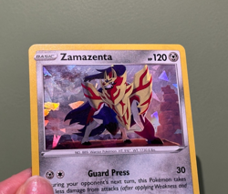 Zamazenta 140/192 Cracked Ice Holo Rare Rebel Clash Pokemon TCG - Image 2
