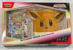 Pokemon TCG Scarlet & Violet Prismatic Evolutions Accessory Pouch Collection New - Image 1
