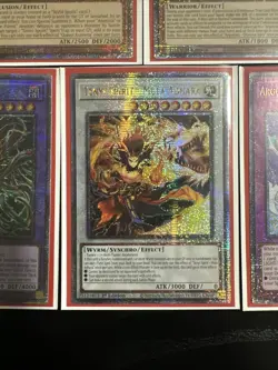 Yu-Gi-Oh Supreme Darkness QCR Quarter Century, Secret Rare Lot Of X5 Mint CARDS - Image 5