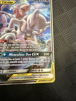 Mewtwo & Mew *Super Clean*GX SM191 Tag Team Promo Pokemon Card TCG - Nice Card!! - Image 3