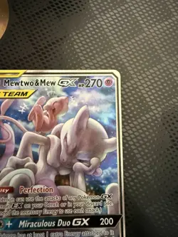 Mewtwo & Mew *Super Clean*GX SM191 Tag Team Promo Pokemon Card TCG - Nice Card!! - Image 4