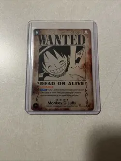 Monkey.D.Luffy Op13-118 (SP) SEC Wanted Poster One Piece Card - Image 1