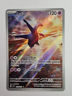 Pokemon TCG Latios 203/191 Surging Sparks Illustration Rare Holo Card 2024 - Image 1