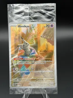 Mimikyu 075 Scarlet & Violet Promo Cards Full Art Holo [SEALED] Pokemon Card TCG - Image 1