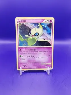 Pokemon TCG Celebi HGSS Triumphant Holo Card 3/102 Rare - Image 1